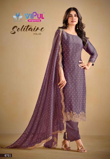 Vipul solitaire vol 3 wholesale dealers for dress materials in kerala